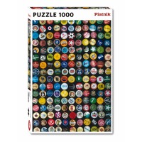 Puzzle Piatnik "Capace sticle cu bere", 1000 piese, dimensiune 68 x 48 cm, produs in Austria